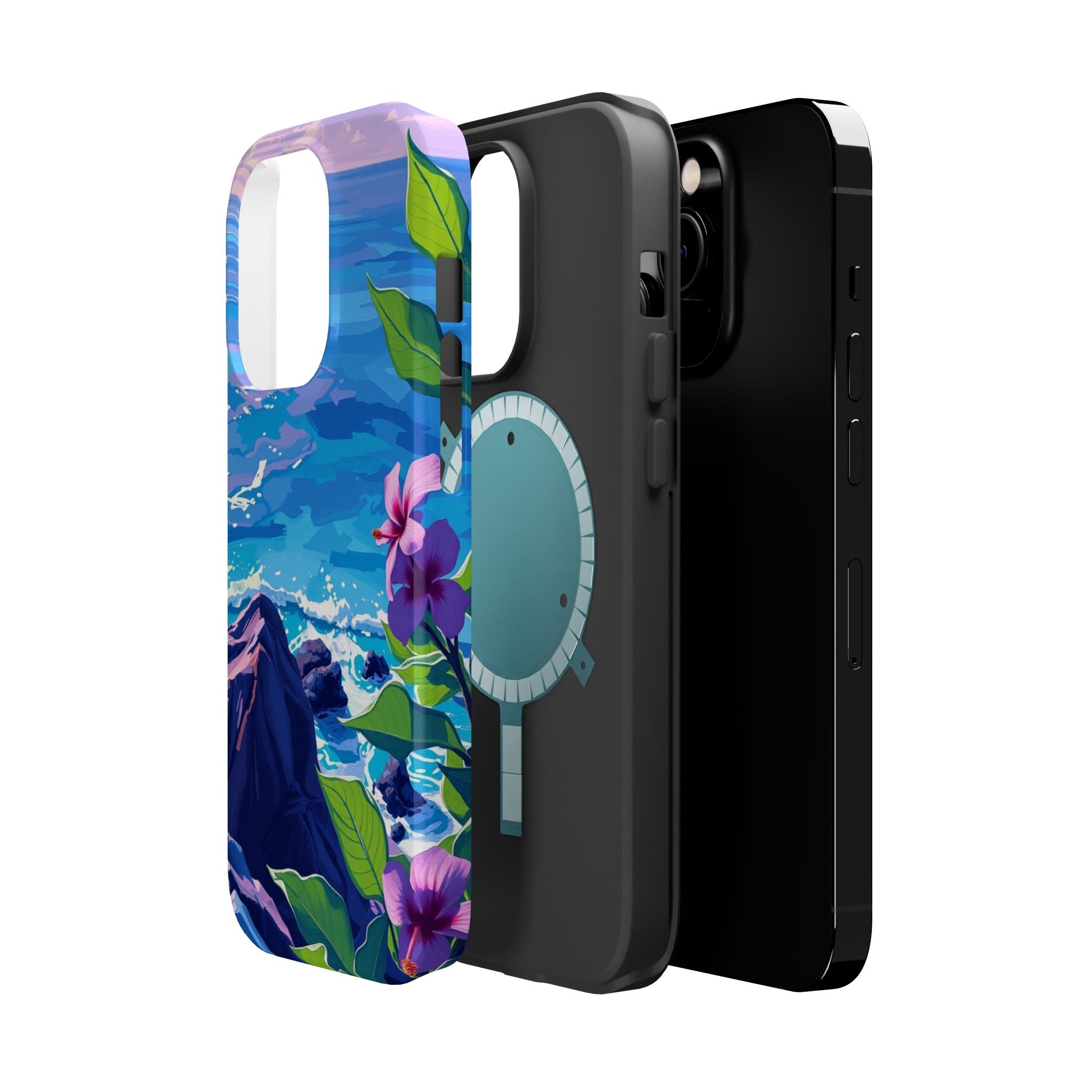 iPhone Hibiscus Coast Enchanted Art Slim Everyday Designer Case · iPhone Case