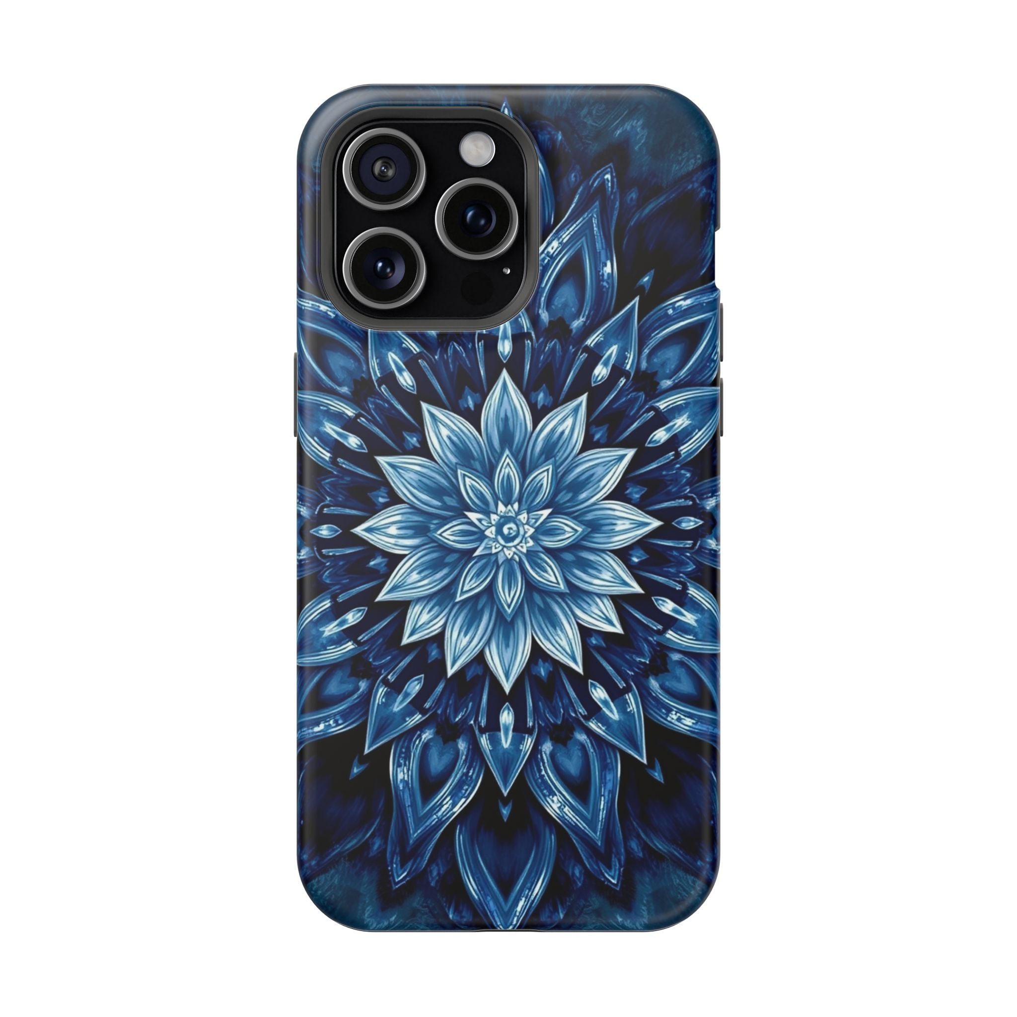 iPhone Floral Mandala Electric Art Bold Modern Everyday Snap Case · iPhone Case
