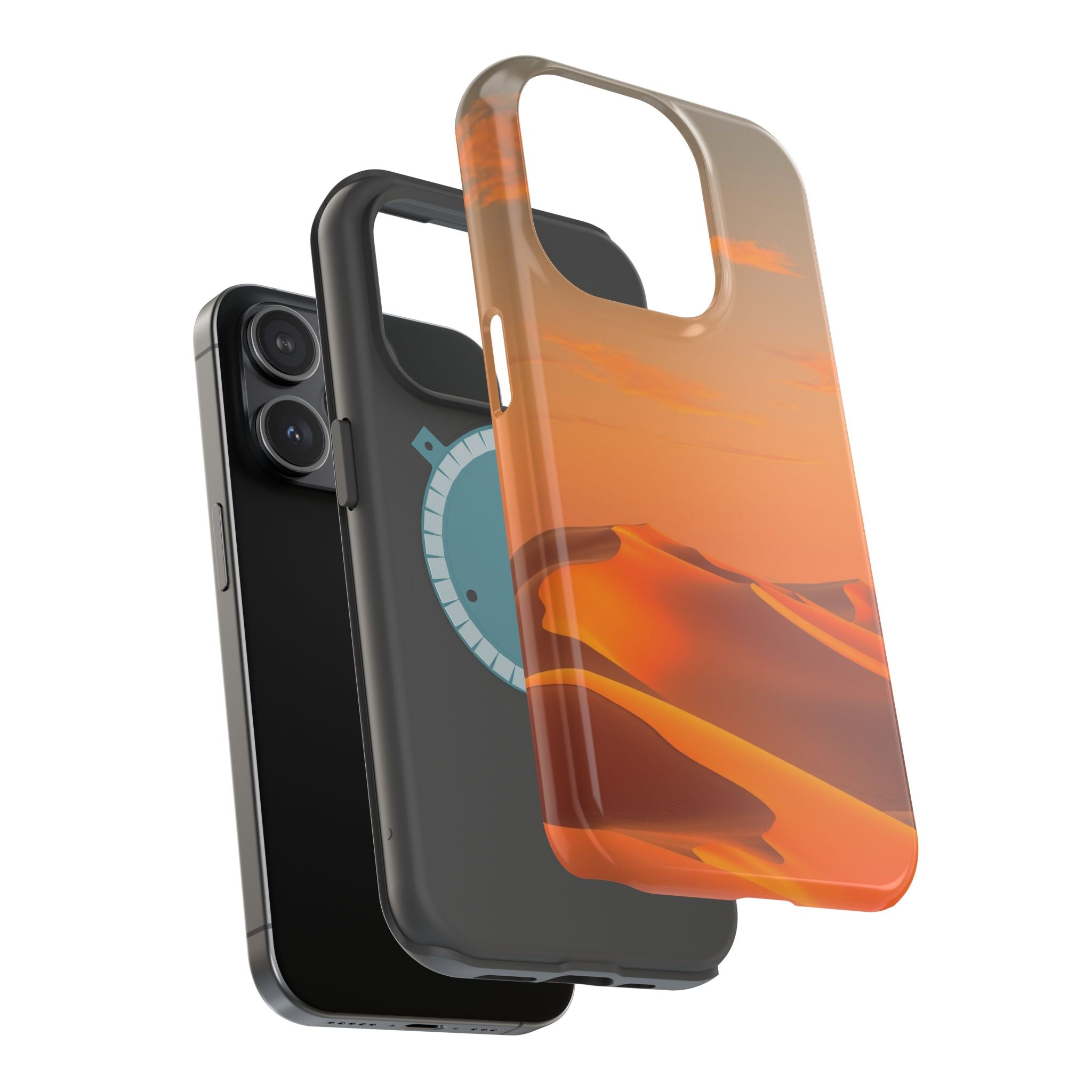 iPhone Radiant Sand Dunes at Dusk Design Slim Everyday iPhone 14 · iPhone Case