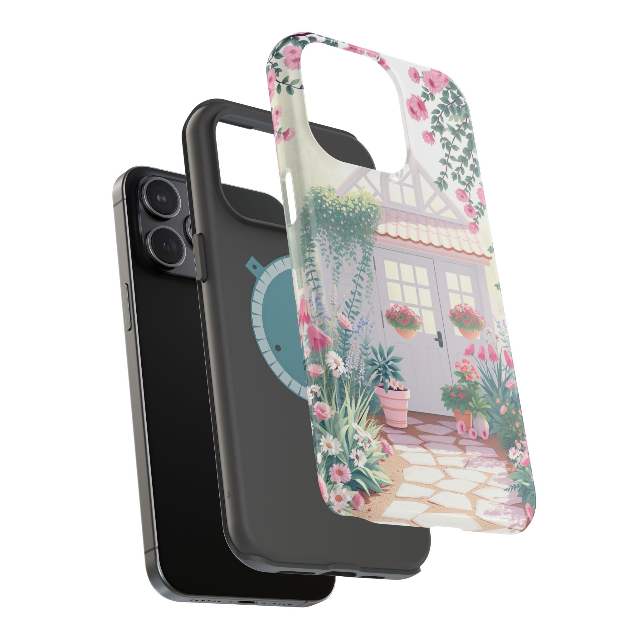 iPhone Cottage Garden Pastel Kawaii Slim Everyday Designer Case · iPhone Case