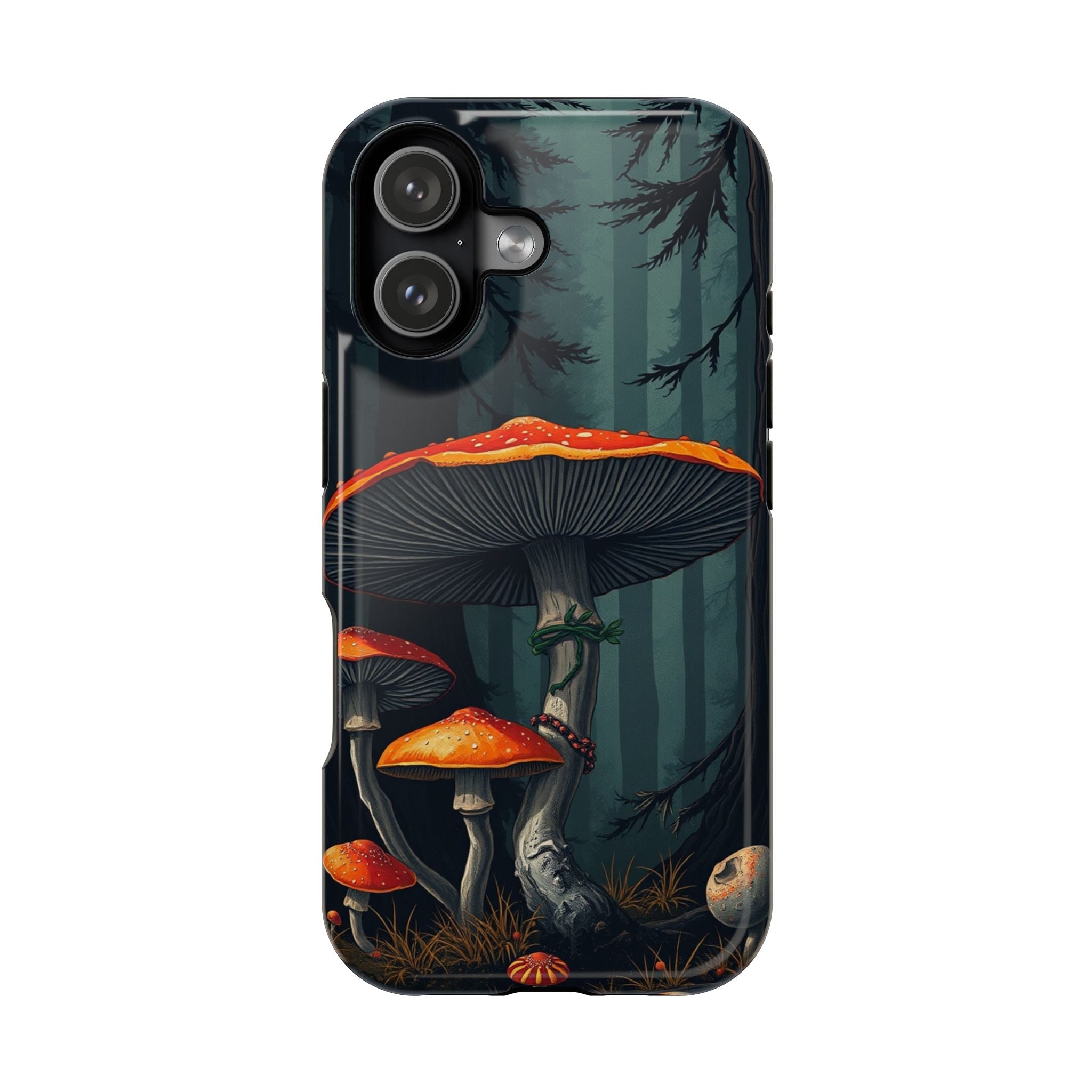 iPhone Mushroom Forest Dark Academia Slim Everyday Designer Case · iPhone Case