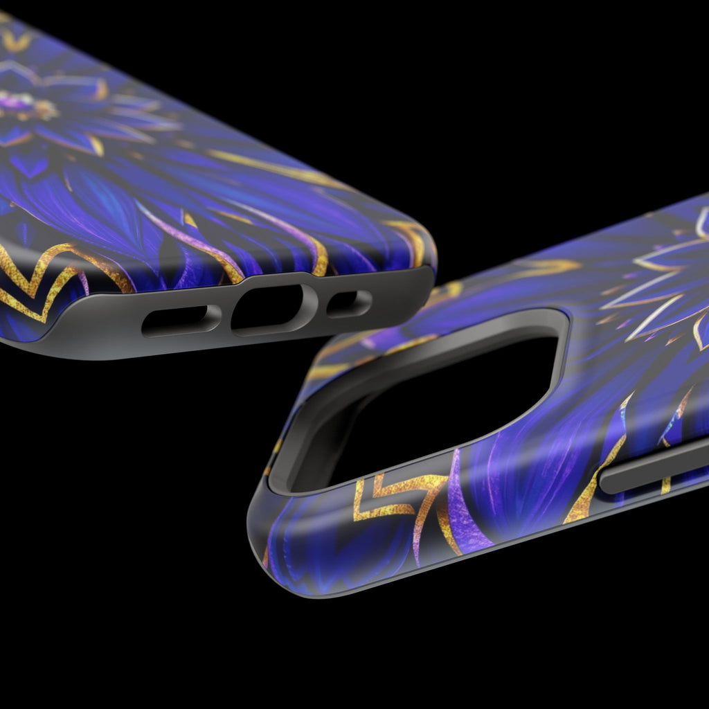 iPhone Floral Mandala Electric Art 14 Slim Everyday Designer Case · iPhone Case