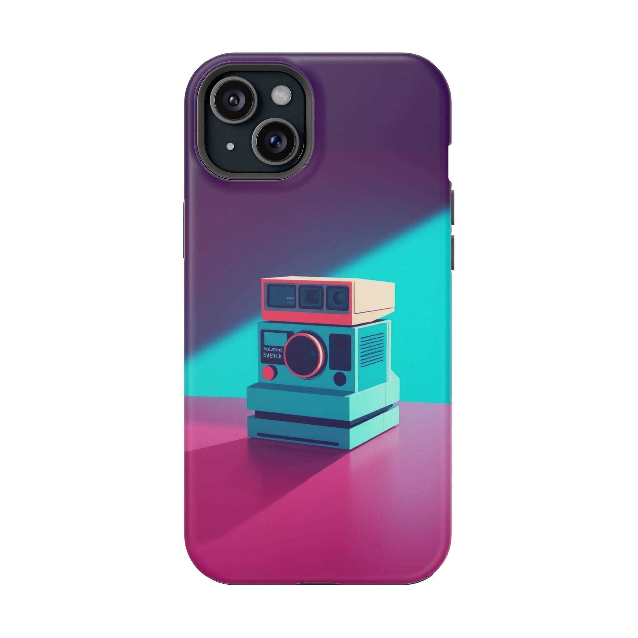 iPhone Polaroid Stack Memory Pop Art Bold Slim Everyday Designer Case · iPhone C