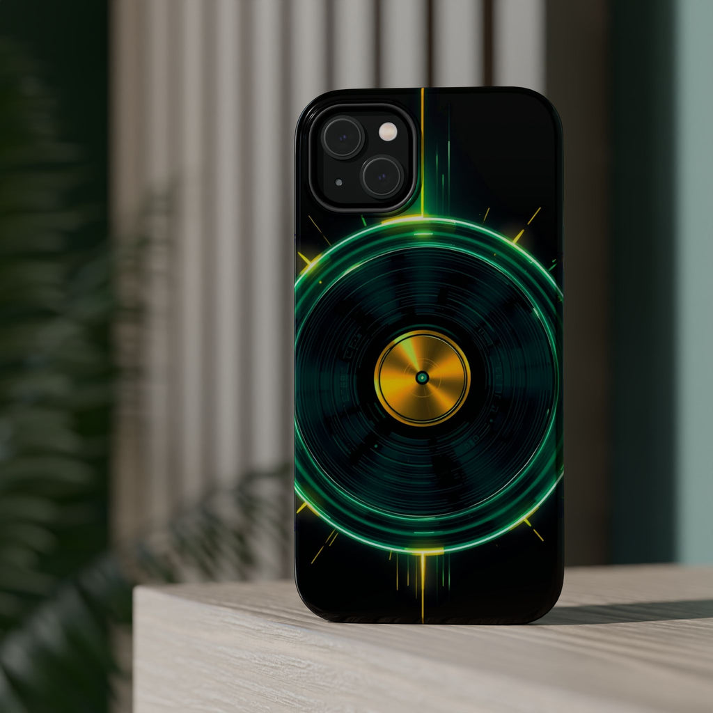 iPhone Dreamy Record Vinyl Spin Design Slim Everyday Designer Case · iPhone Case