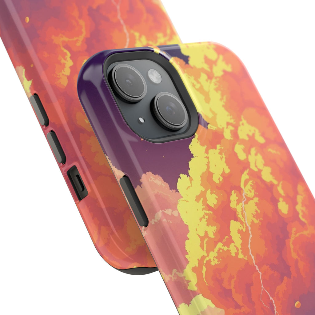 iPhone Sunset Amber And Peach Petal Storm Slim iPhone Everyday Designer · iPhone