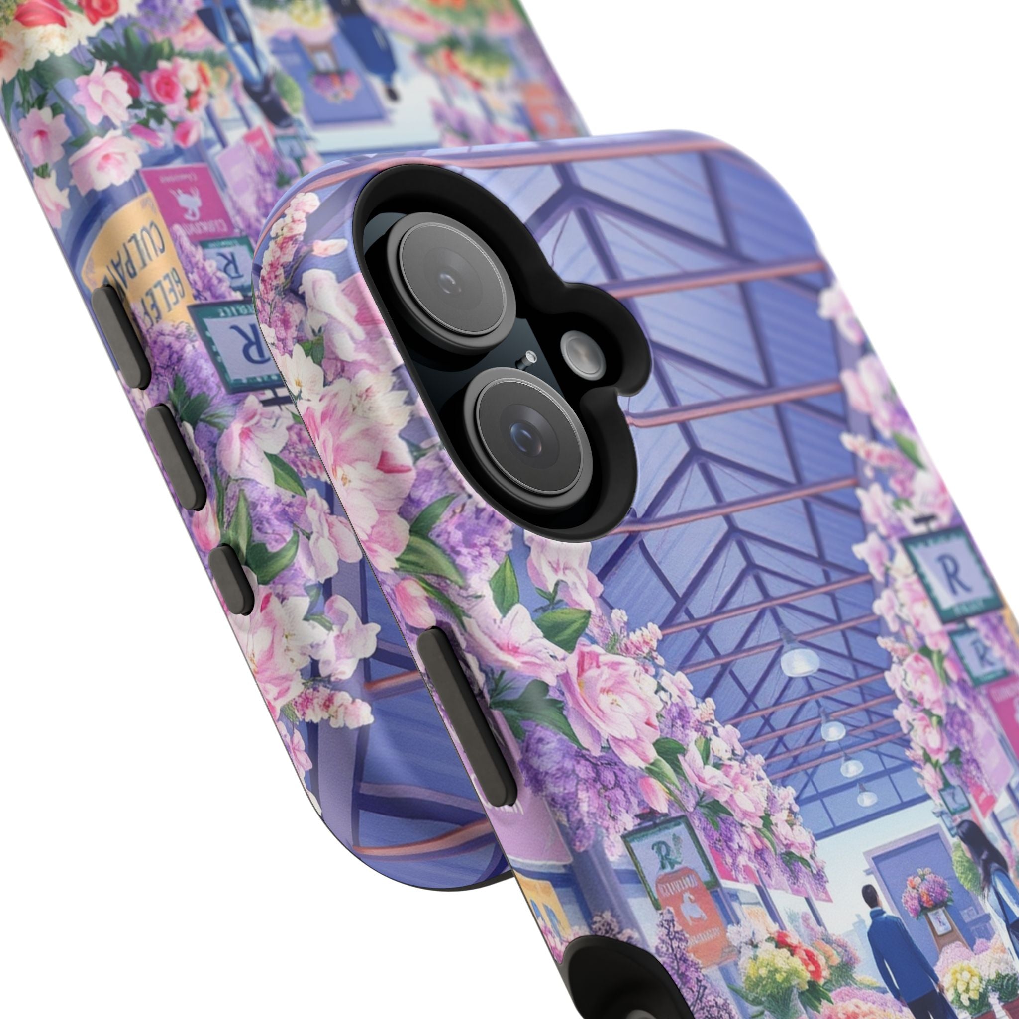 iPhone Flower Market Cinematic Art Clean Minimal Snap Cas Slim Snap Case · iPhon