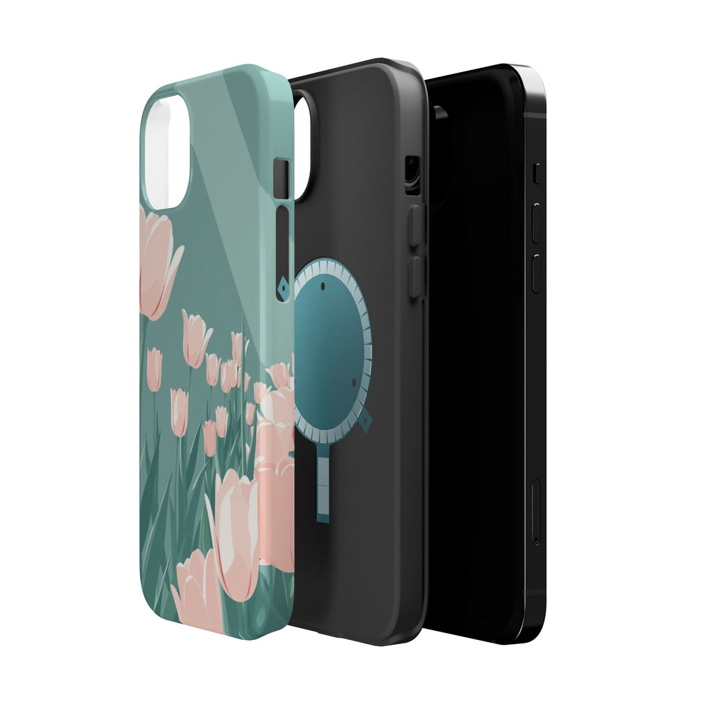 iPhone Tulip Row Enchanted Art Slim Everyday Designer Case · iPhone Case