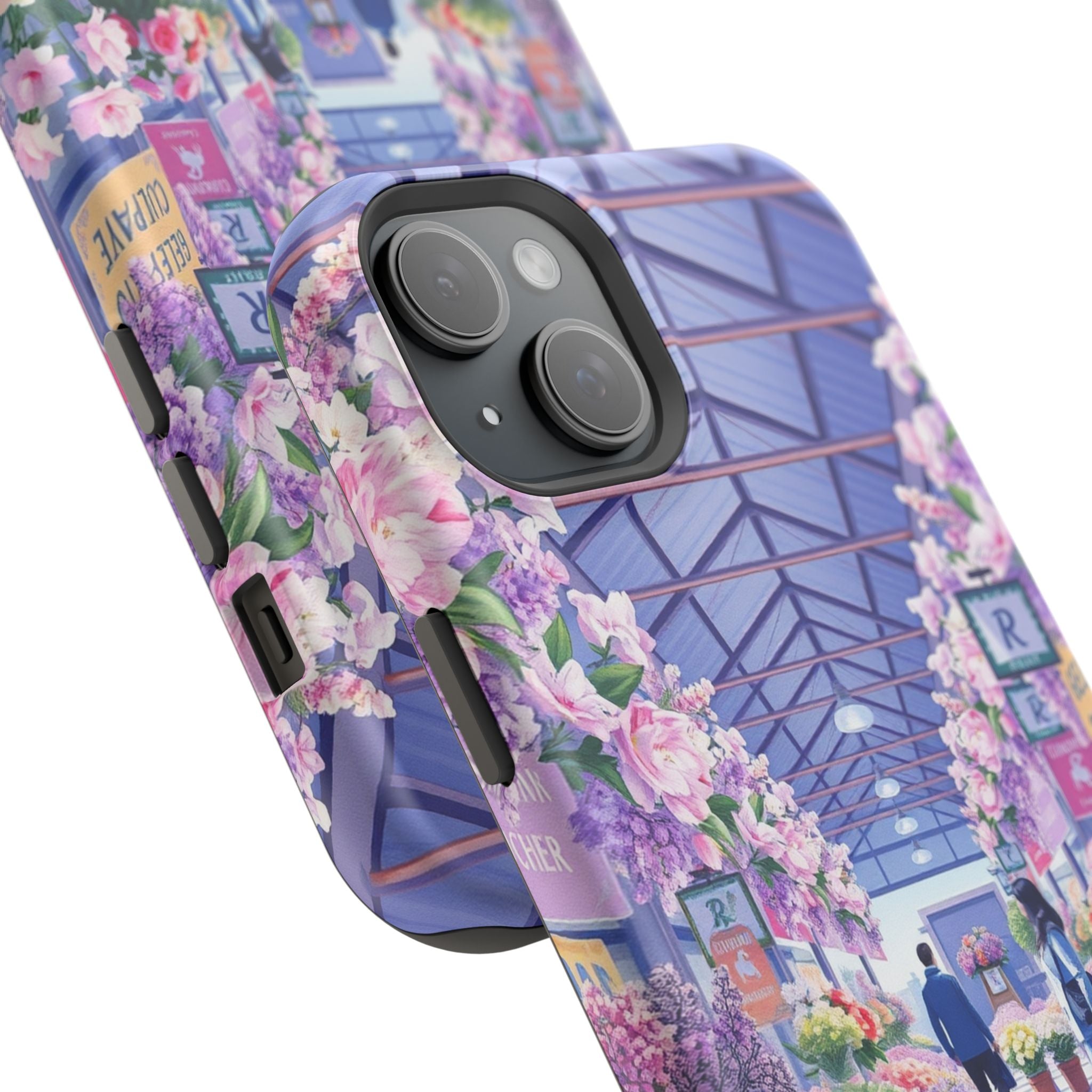 iPhone Flower Market Cinematic Art Clean Minimal Snap Cas Slim Snap Case · iPhon