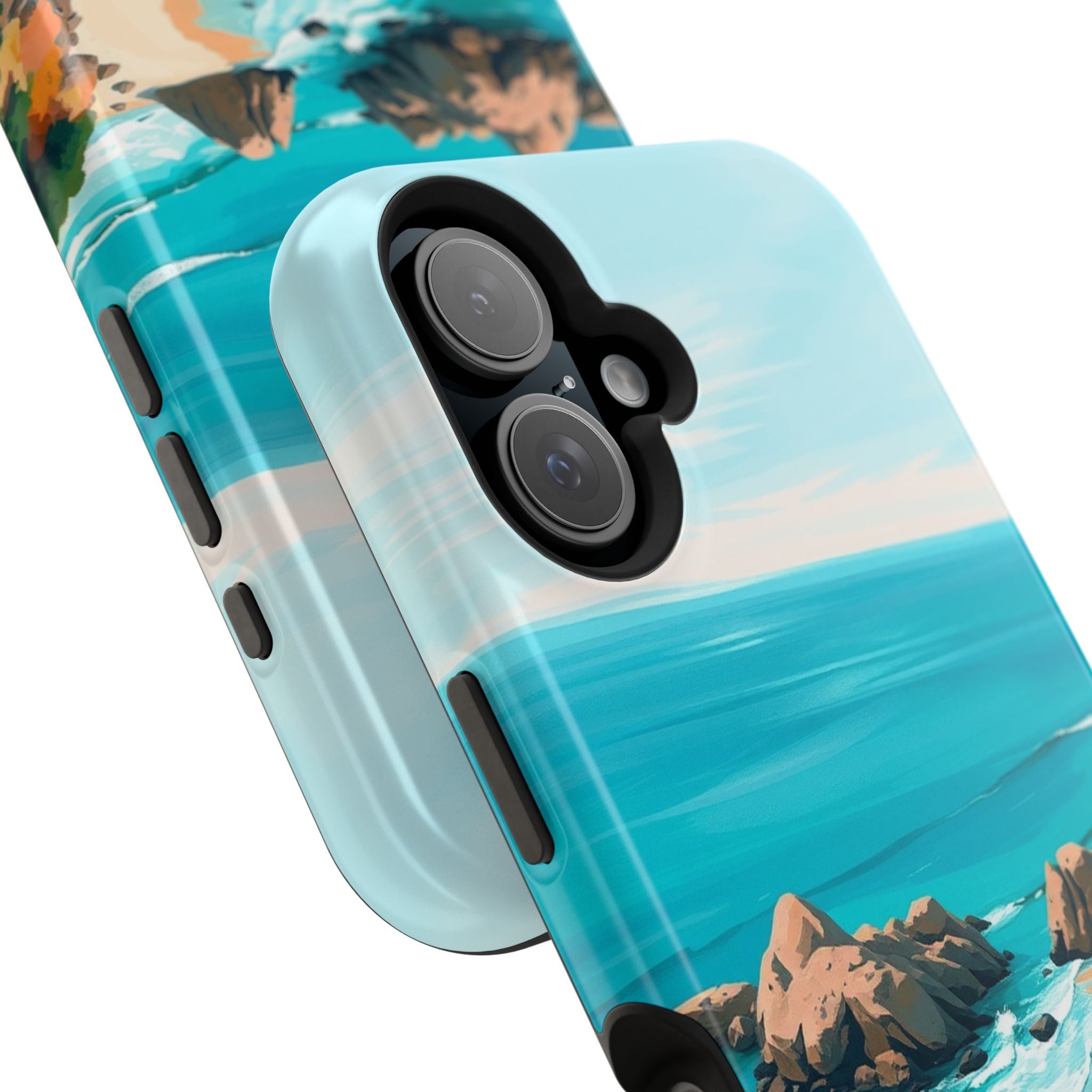 iPhone Pebble Beach Cinematic Art Bold Modern Everyday Snap Case · iPhone Case