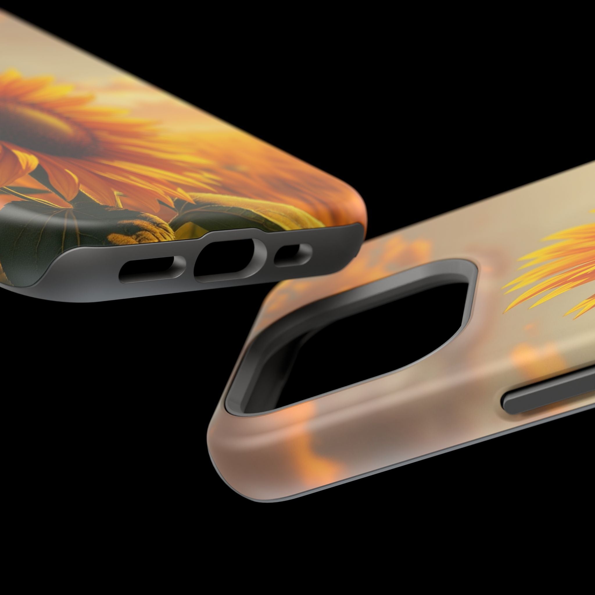 iPhone Sunflower Prairie Electric Art Slim Everyday Designer Case · iPhone Case