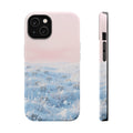 iPhone Mint And Blush Snow Field Bold Modern Everyday Snap Case · iPhone Case