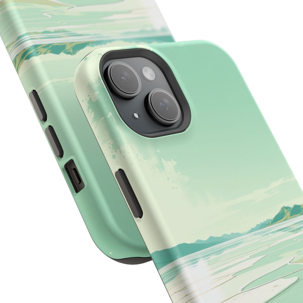 iPhone Vibrant Salt Flat Mirror Design Slim Everyday Designer Case · iPhone Case