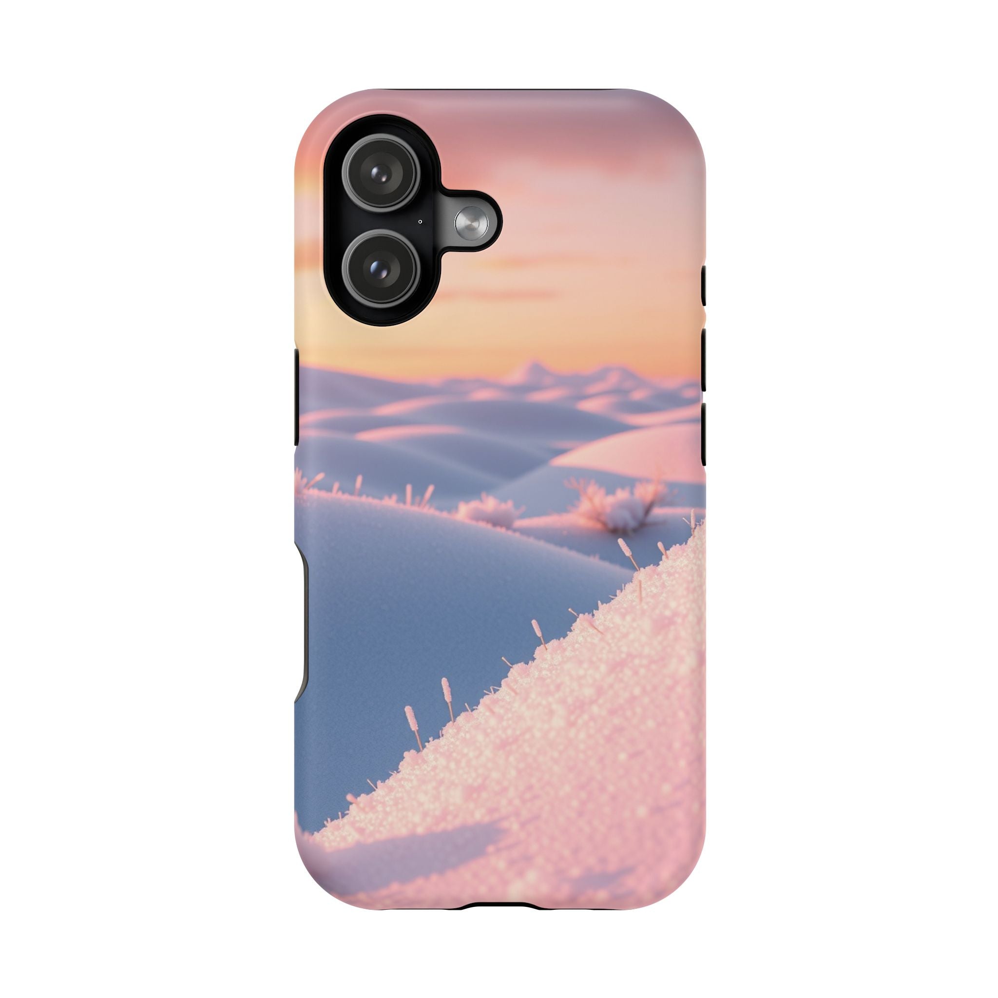 iPhone Snow Field 3D Digital Slim Everyday Designer Case · iPhone Case