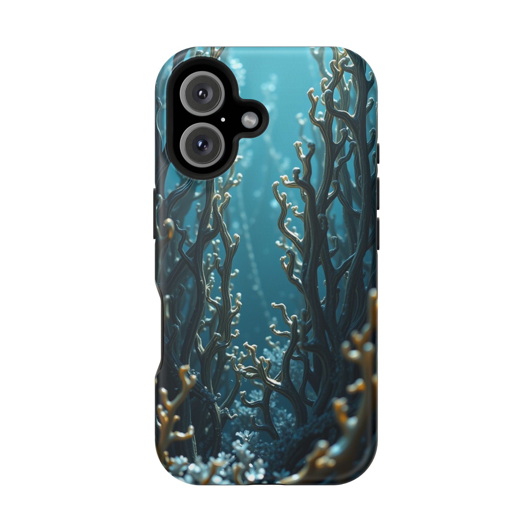 iPhone Midnight Blue And Silver Kelp Forest Slim iPhone Everyday · iPhone Case