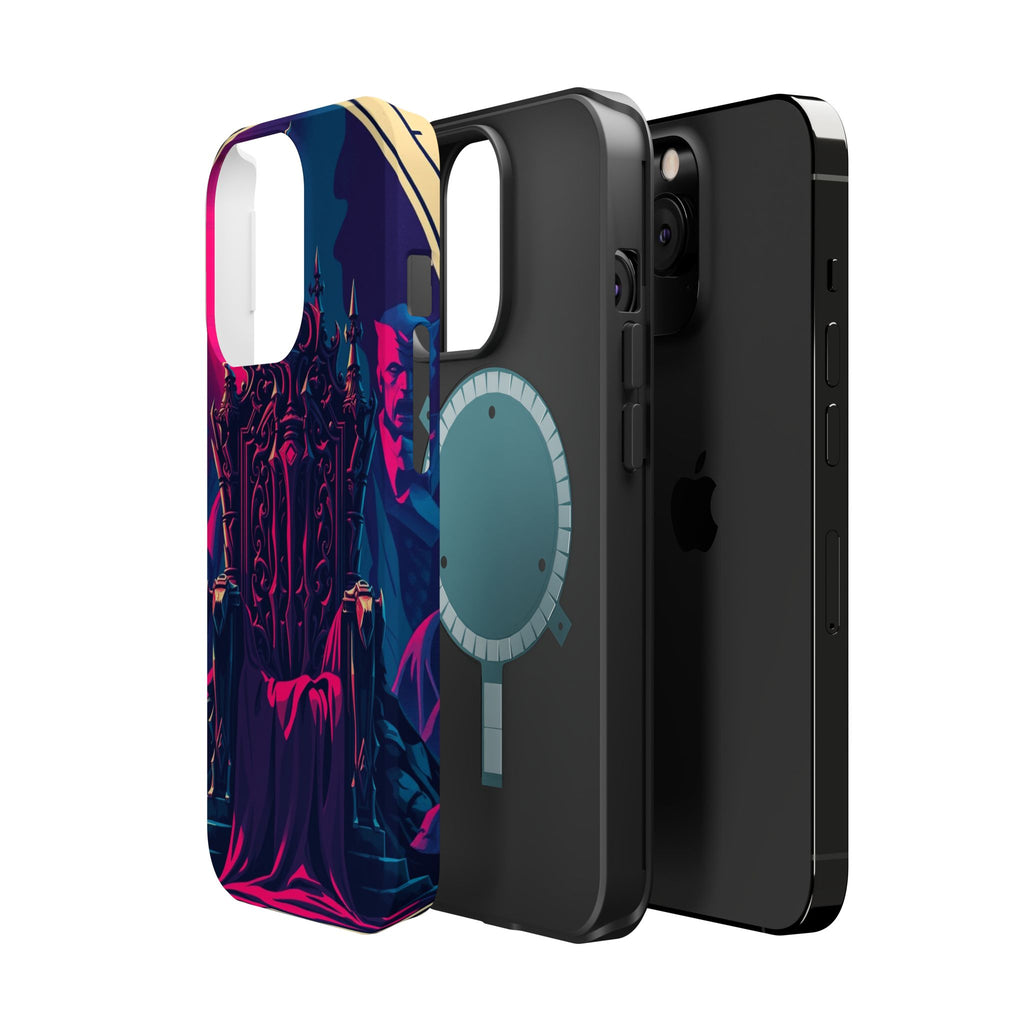 iPhone Lich King Throne Vintage Retro Poster Slim Everyday Designer Case · iPhon