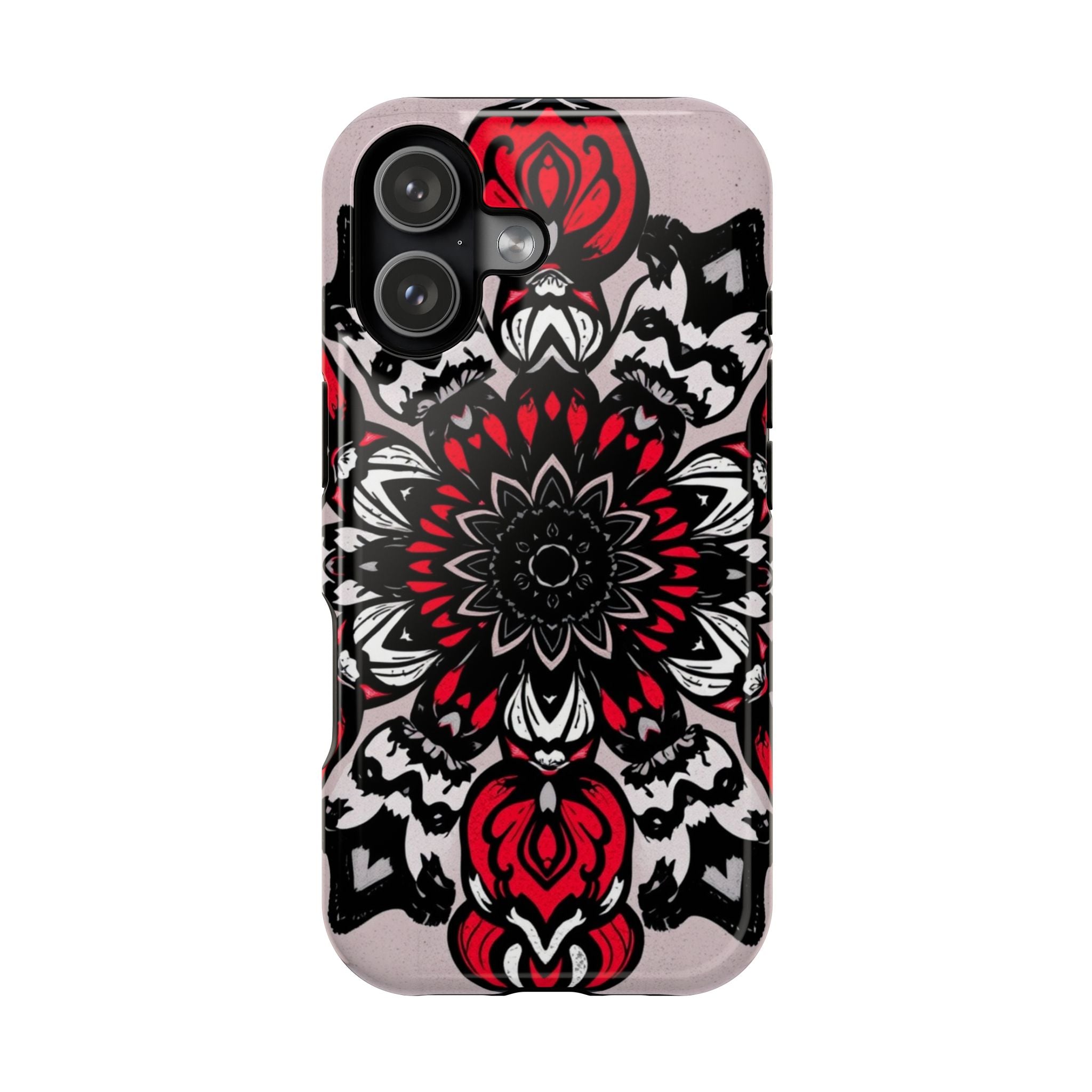 iPhone Floral Mandala Bold Art Slim Everyday Designer Case · iPhone Case