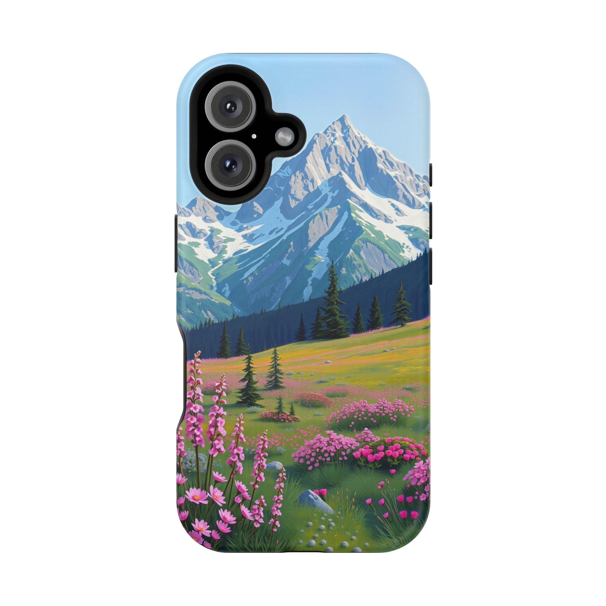 iPhone Earthy Alpine Meadow Design Bold Modern Everyday Snap Case · iPhone Case