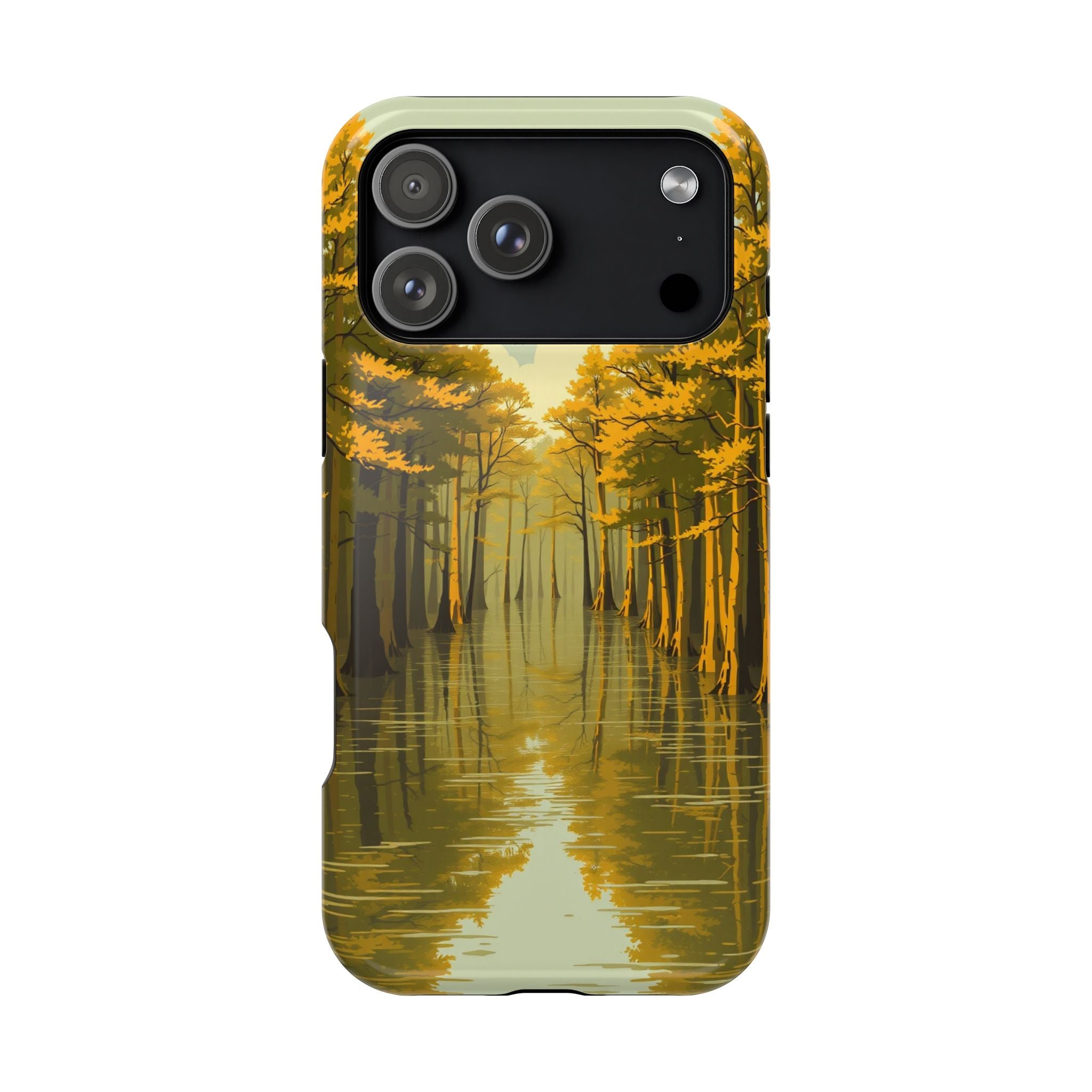 iPhone Cypress Swamp Enchanted Art Bold Modern Everyday Snap Case · iPhone Case