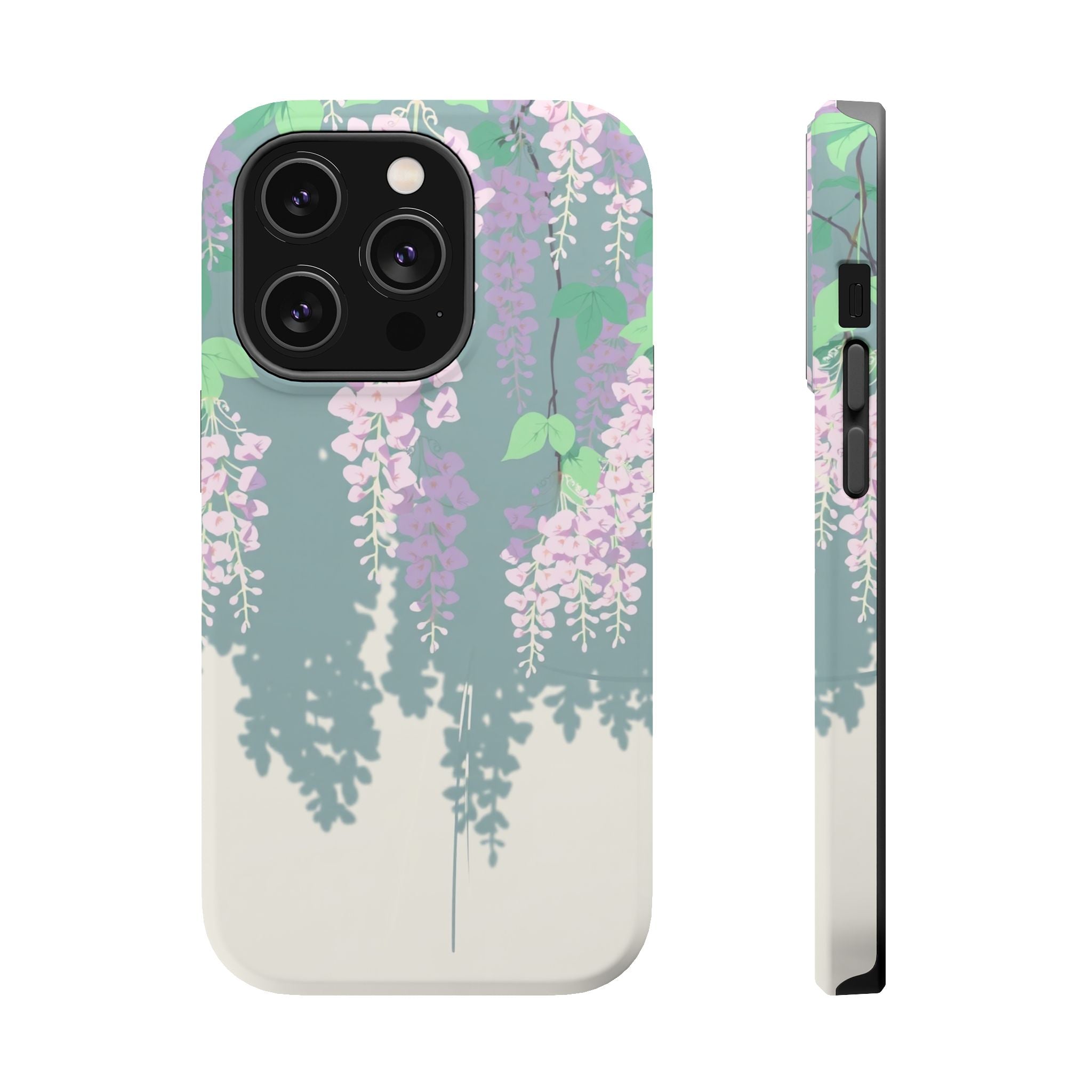 iPhone Dreamy Wisteria Cascade Design Slim Everyday Designer Case · iPhone Case