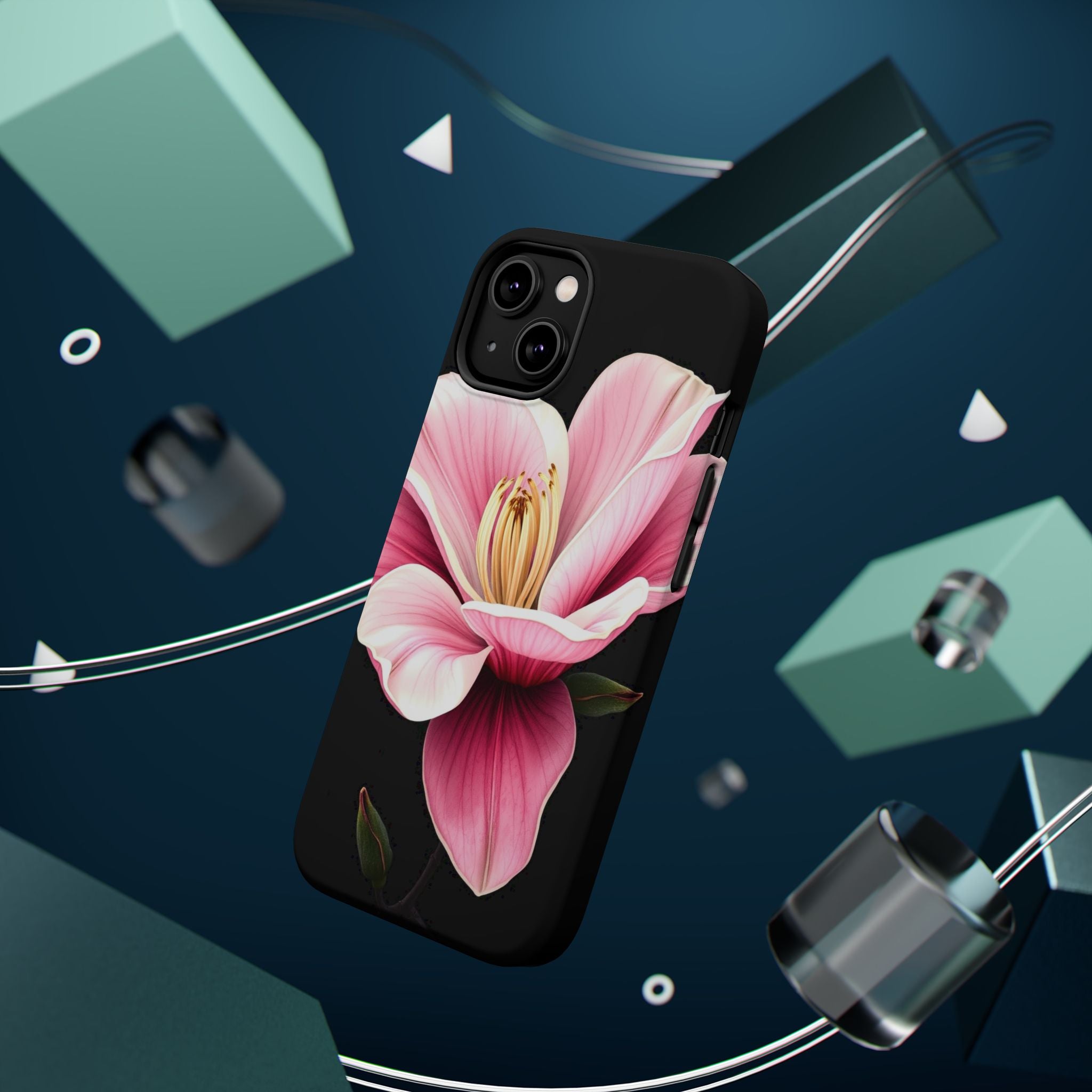 iPhone Magnolia Dream Dark Gothic Ink Slim Everyday Designer Case · iPhone Case