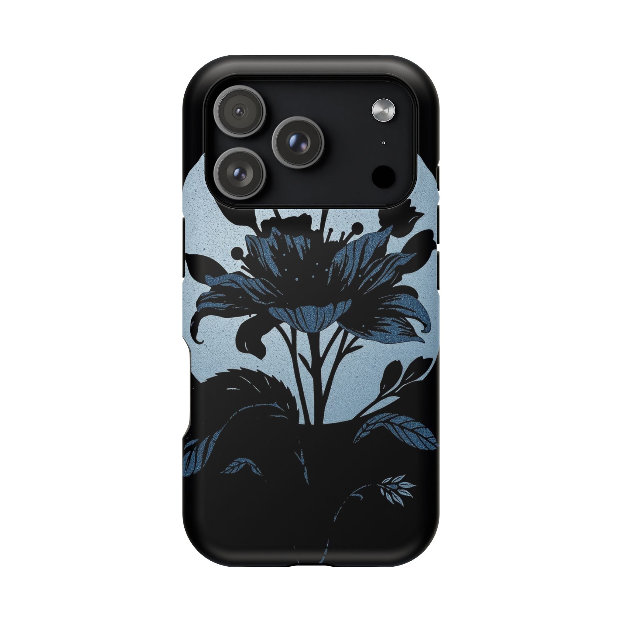 iPhone Radiant Floral Silhouette Design Slim Everyday Designer Case · iPhone Cas