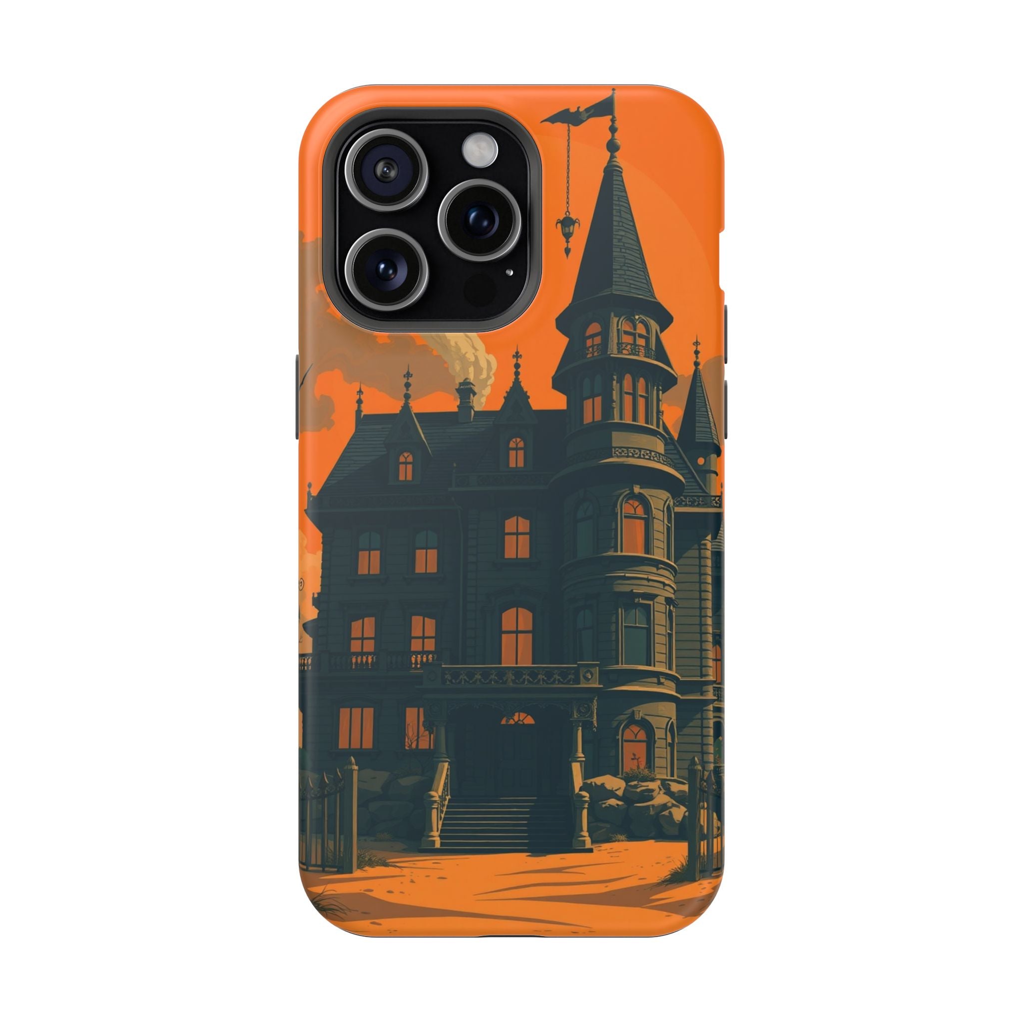 iPhone Vibrant Haunted Mansion Design Slim Everyday Designer Case · iPhone Case