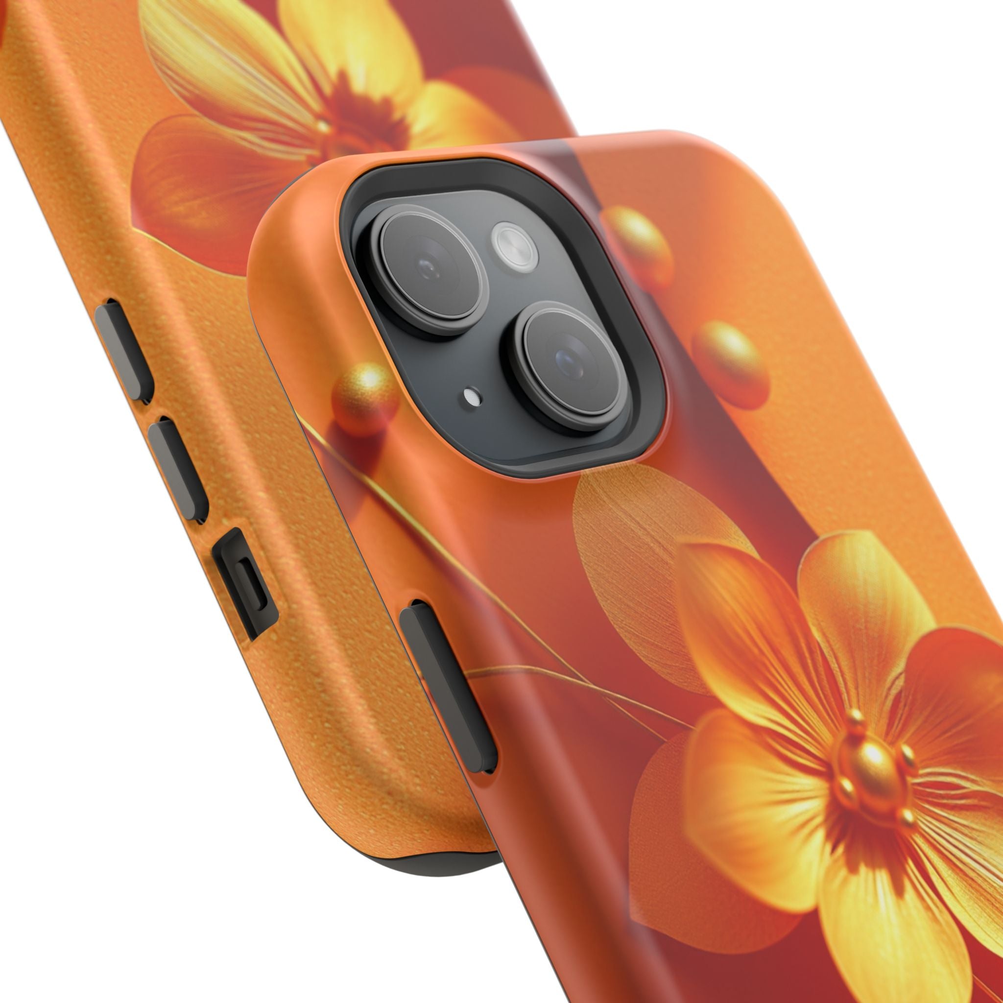 iPhone Floral Geometric Gold Foil Luxury Slim Everyday iPhone Designer · iPhone