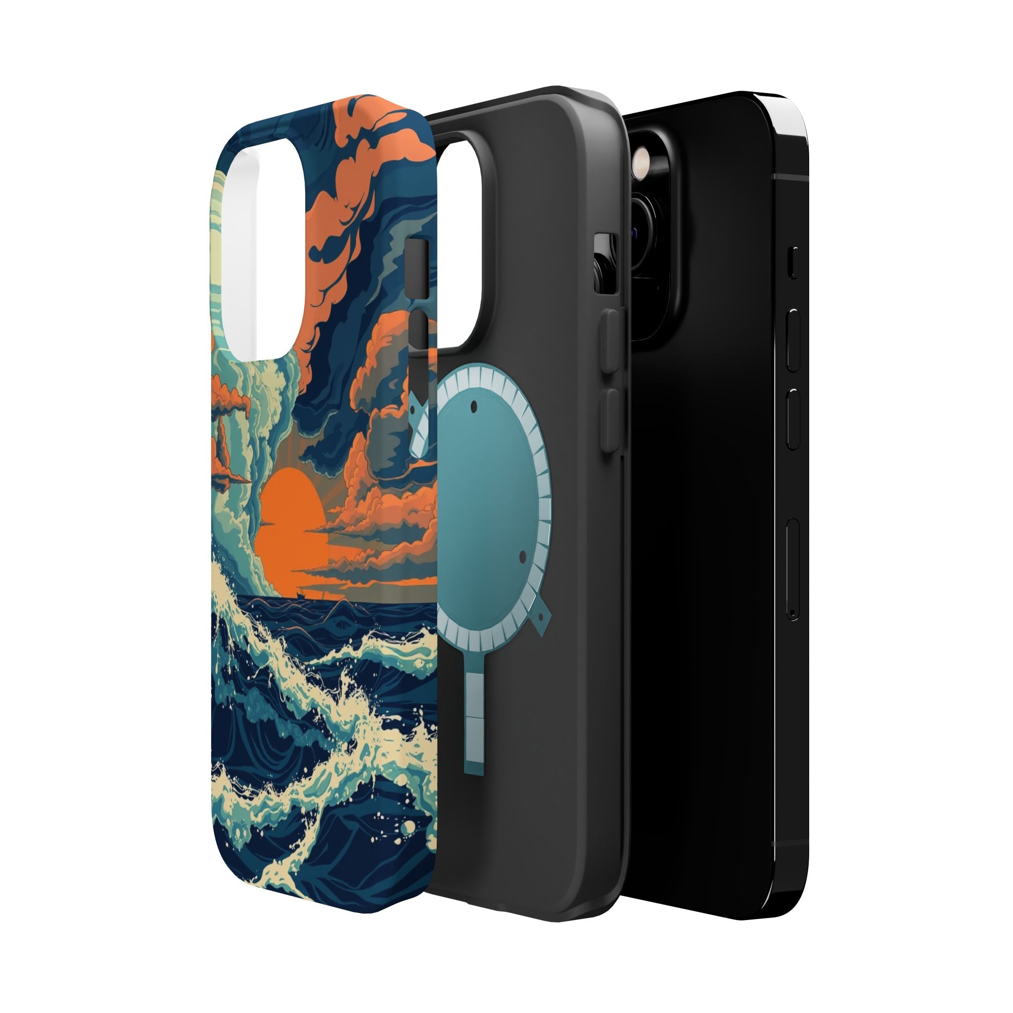 iPhone Storm at Sea Enchanted Art 16 Slim Everyday Designer Case · iPhone Case