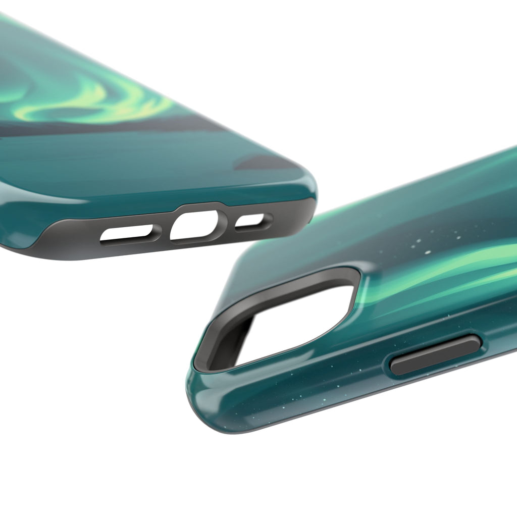 iPhone Northern Lights Abstract Geometric Slim iPhone Everyday Designer · iPhone