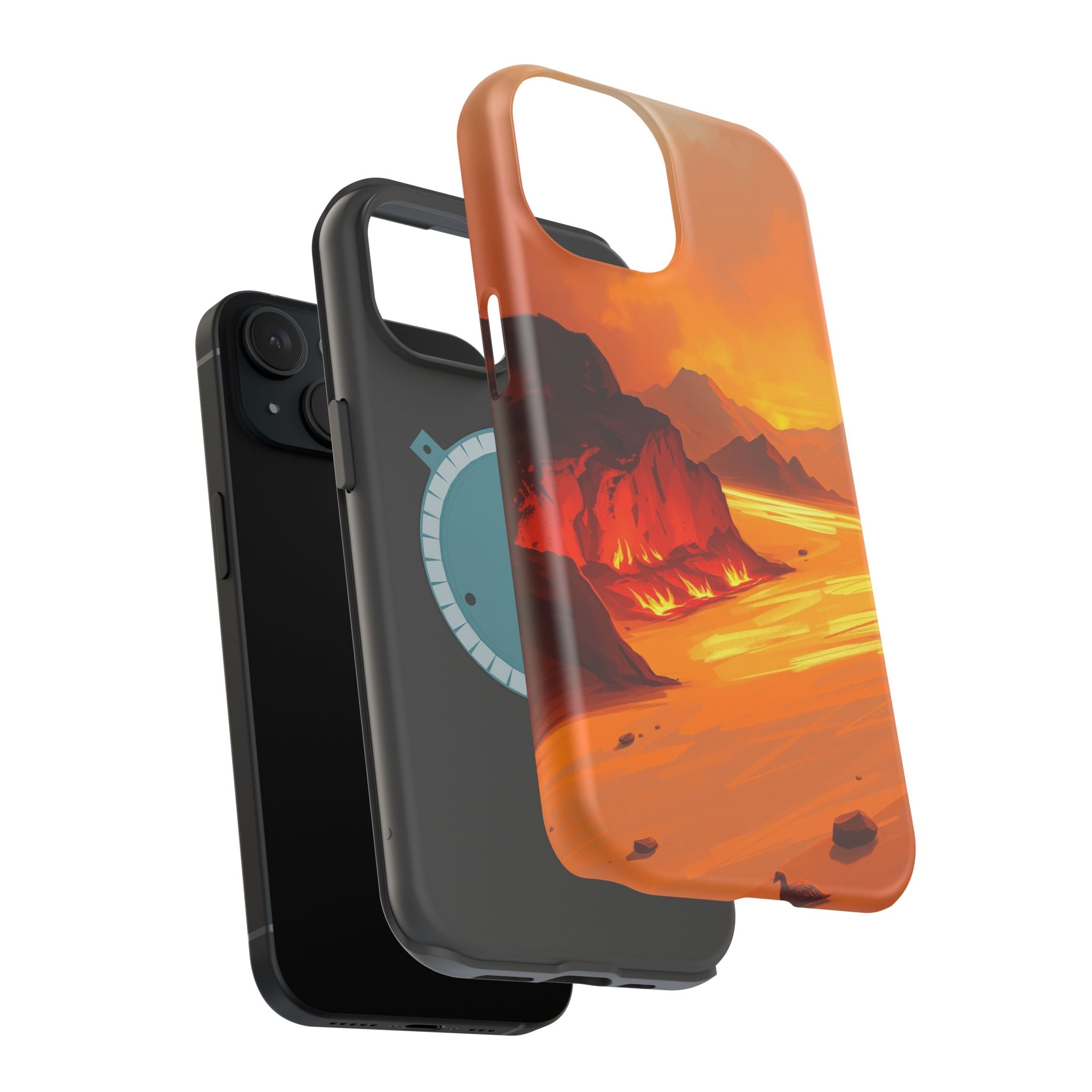 iPhone Burnt Orange And Sand Wildfire Glow Slim iPhone Everyday · iPhone Case
