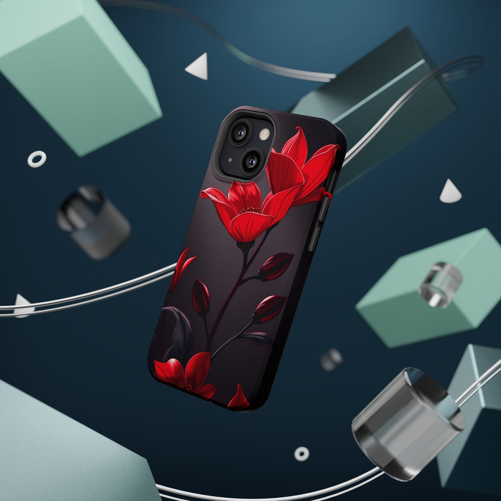 iPhone Dreamy Neon Floral Design Bold Modern Everyday Snap Case · iPhone Case