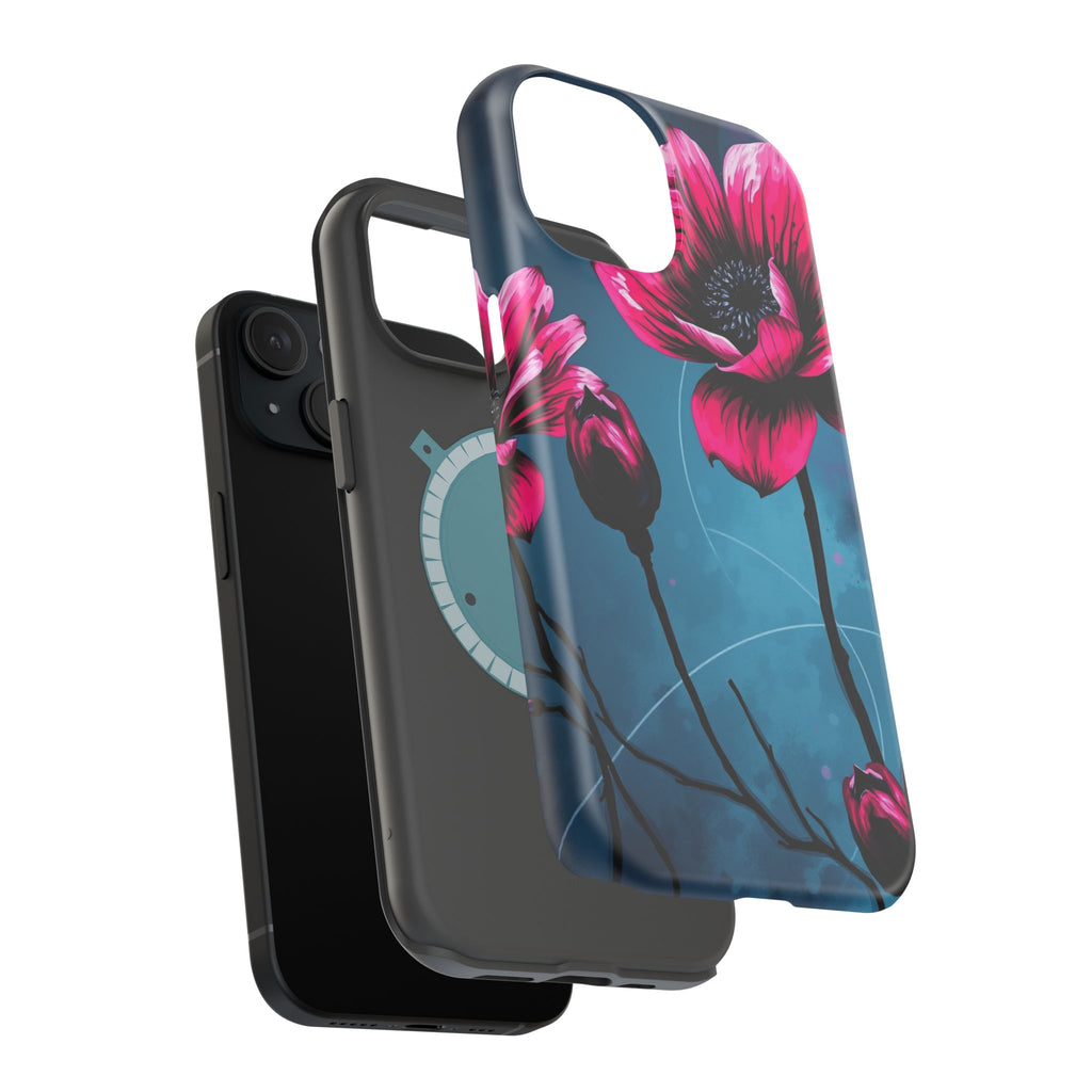 iPhone Floral Ink Wash Bold Art Slim Everyday Designer Case · iPhone Case
