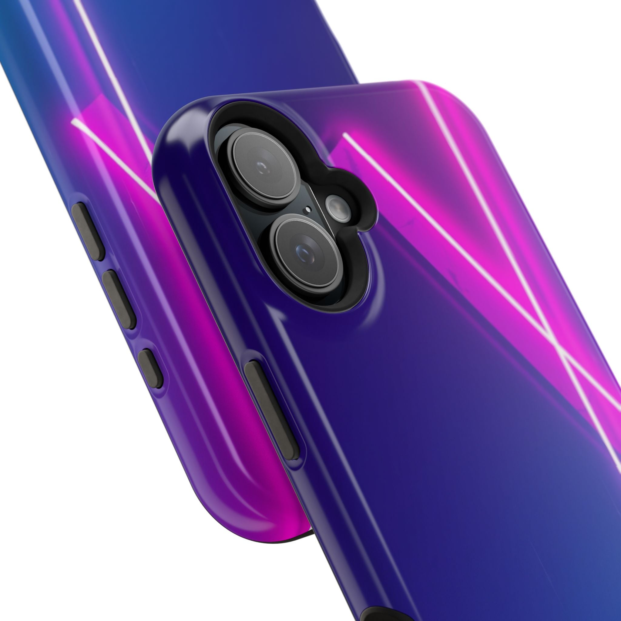 iPhone 1990s Geometric Neon Electric Art Slim Everyday Designer Case · iPhone Ca