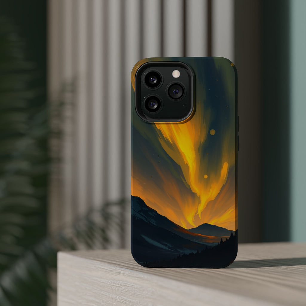 iPhone Serene Northern Lights Design Slim Everyday Designer Case · iPhone Case