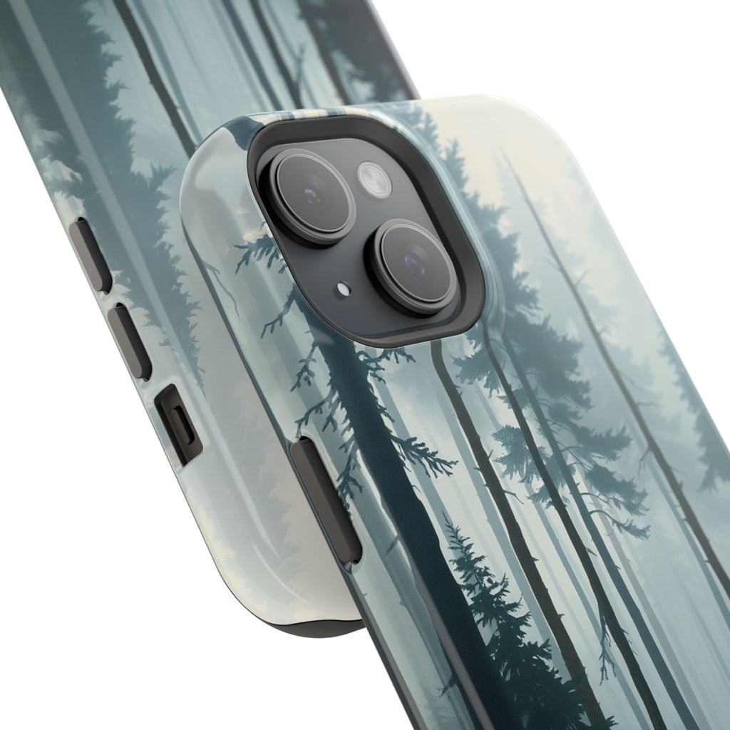 iPhone Serene Misty Forest Path Design Slim Everyday Designer Case · iPhone Case