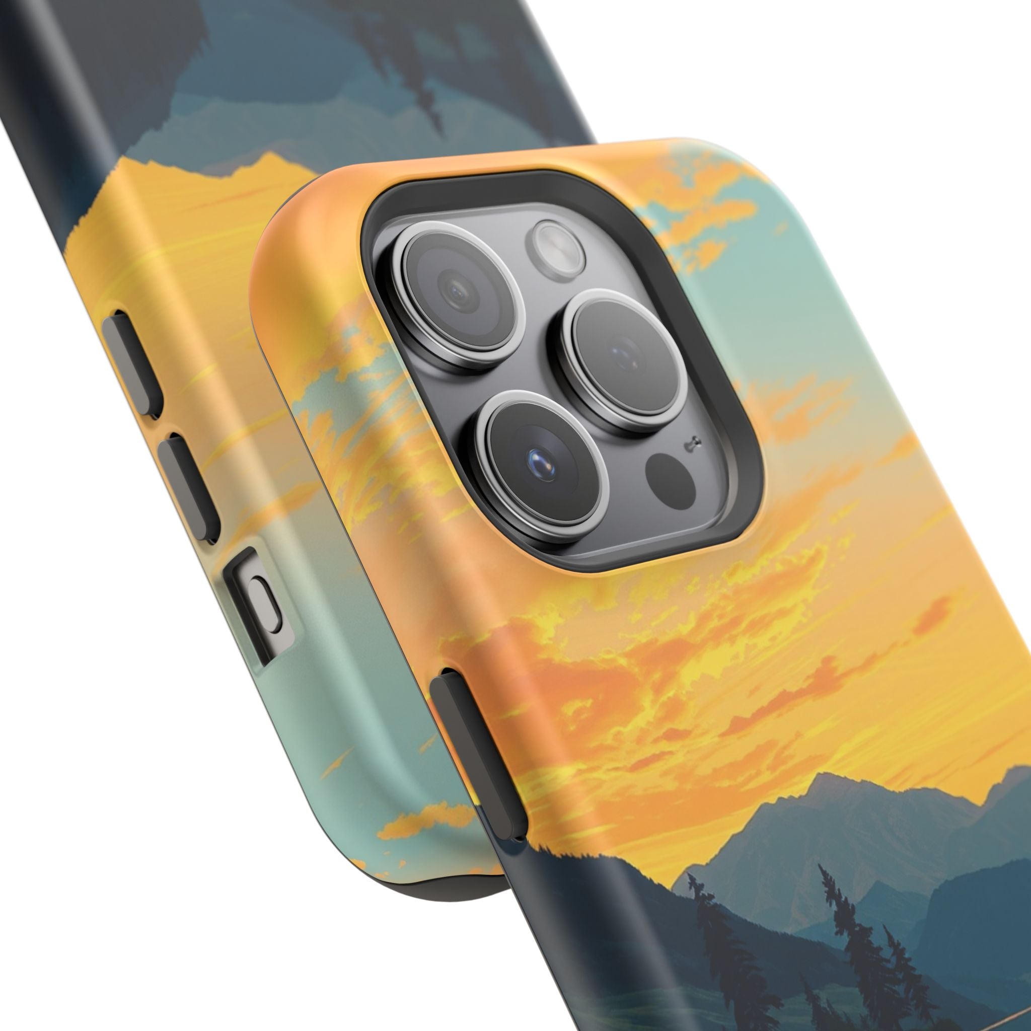 iPhone Lake at Twilight Oil Painting Impressionist iPhone Artistic · iPhone Case