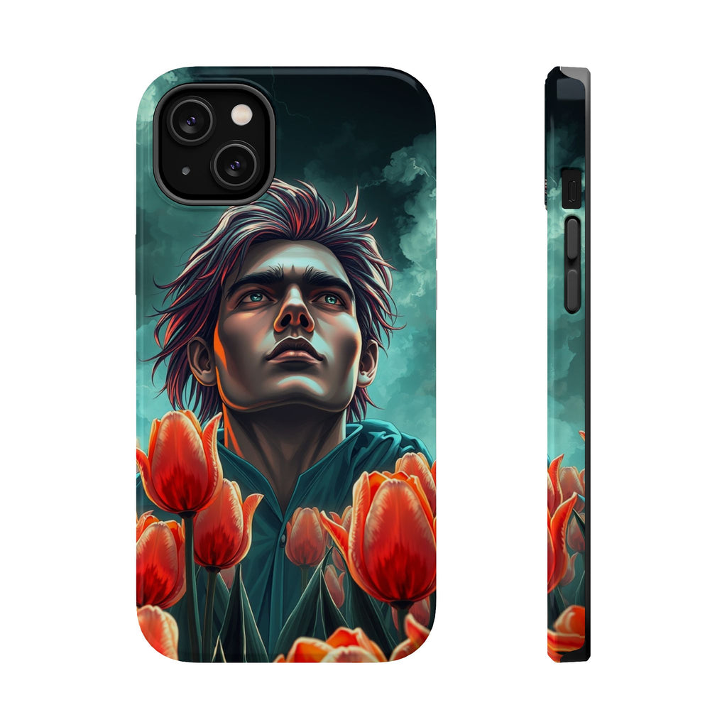 iPhone Tulip Row Electric Art Slim Everyday Designer Case · iPhone Case