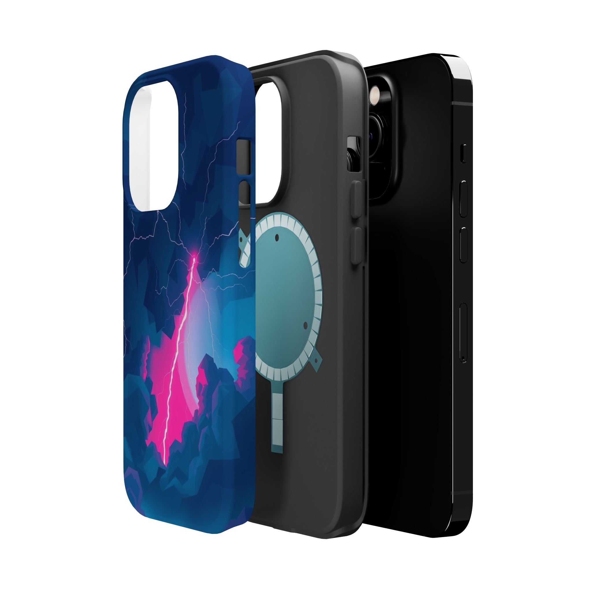 iPhone Thunderstorm Sky Abstract Geometric Slim iPhone Everyday · iPhone Case