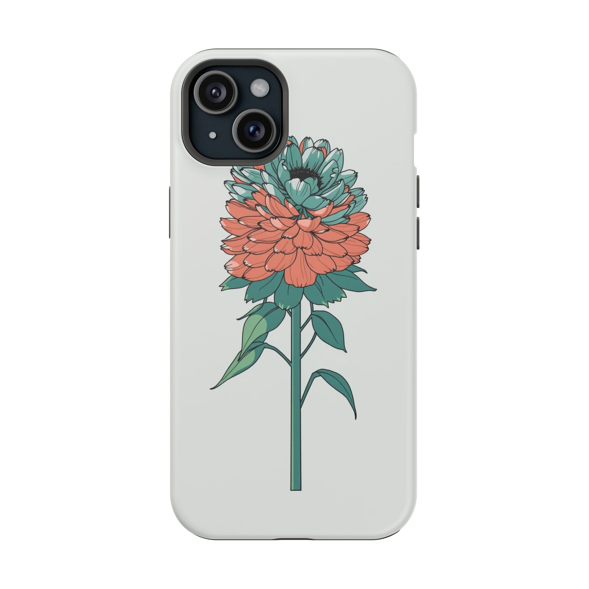 iPhone Serene Ranunculus Stack Design Slim Everyday Designer Case · iPhone Case
