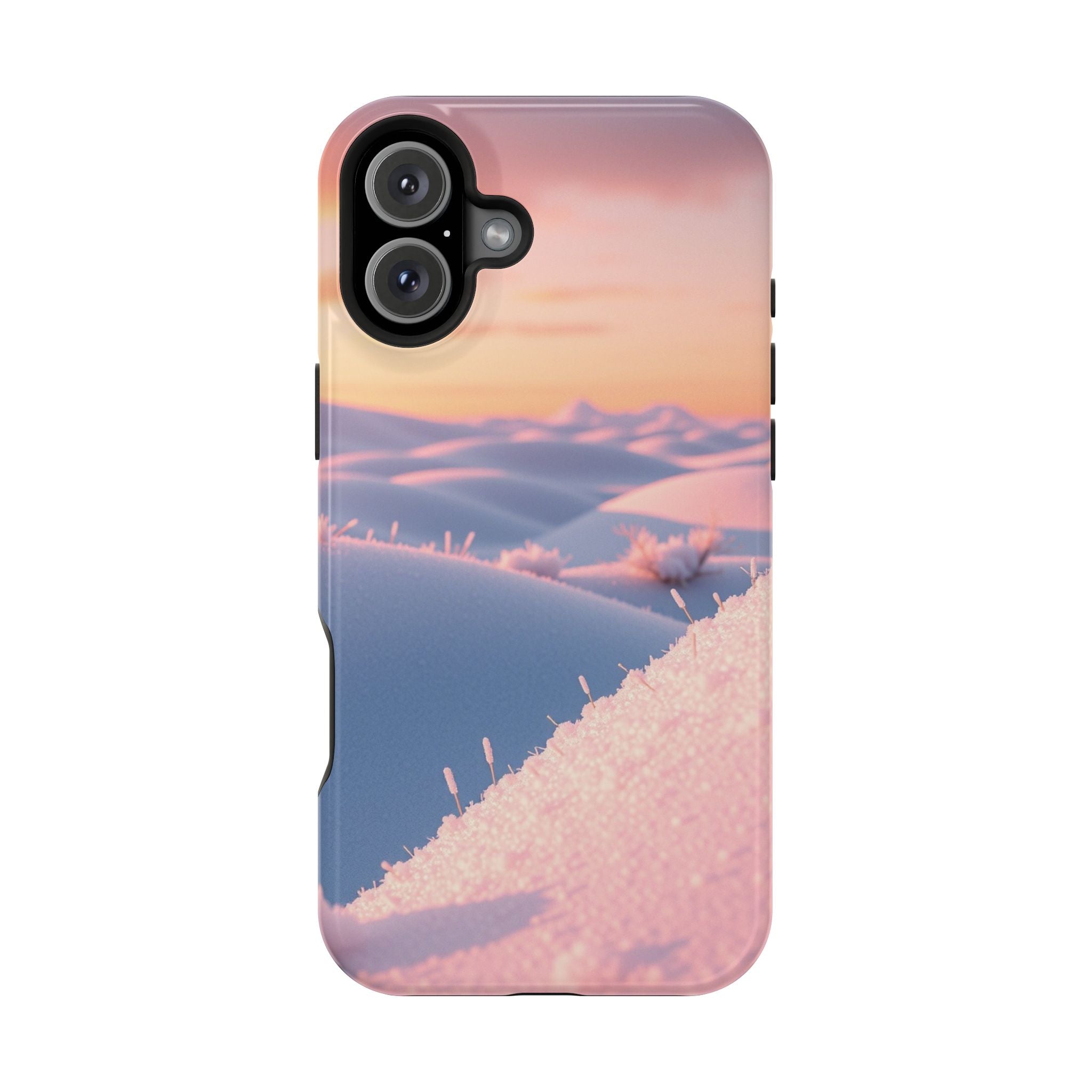 iPhone Snow Field 3D Digital Slim Everyday Designer Case · iPhone Case