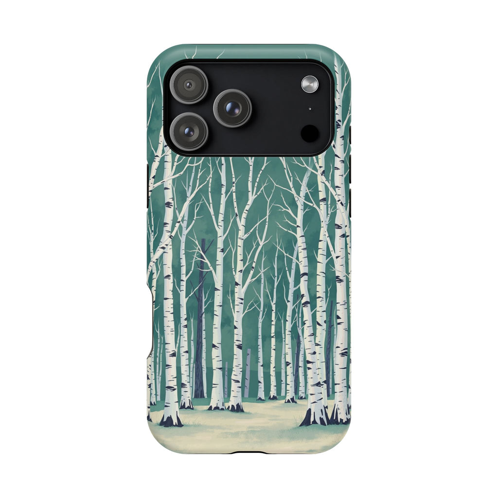 iPhone Sage And Ivory Birch Grove Bold Modern Everyday Snap Case · iPhone Case