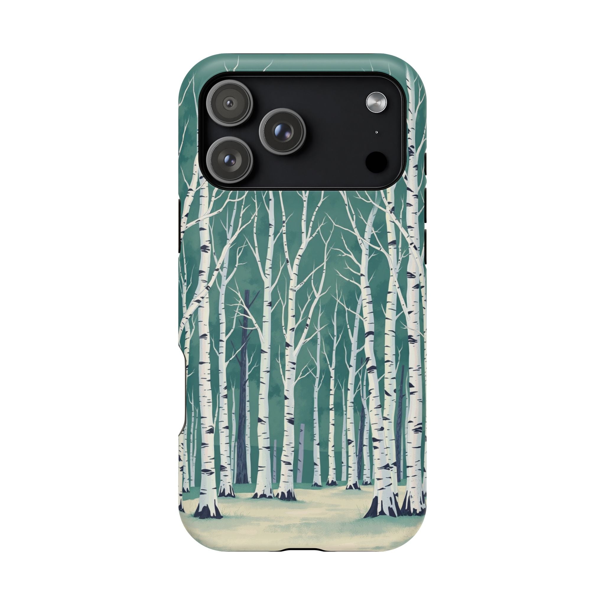 iPhone Sage And Ivory Birch Grove Bold Modern Everyday Snap Case · iPhone Case