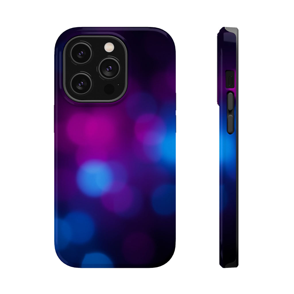 iPhone Cyan And Magenta Pixel Blur Bold Modern Everyday Snap Case · iPhone Case