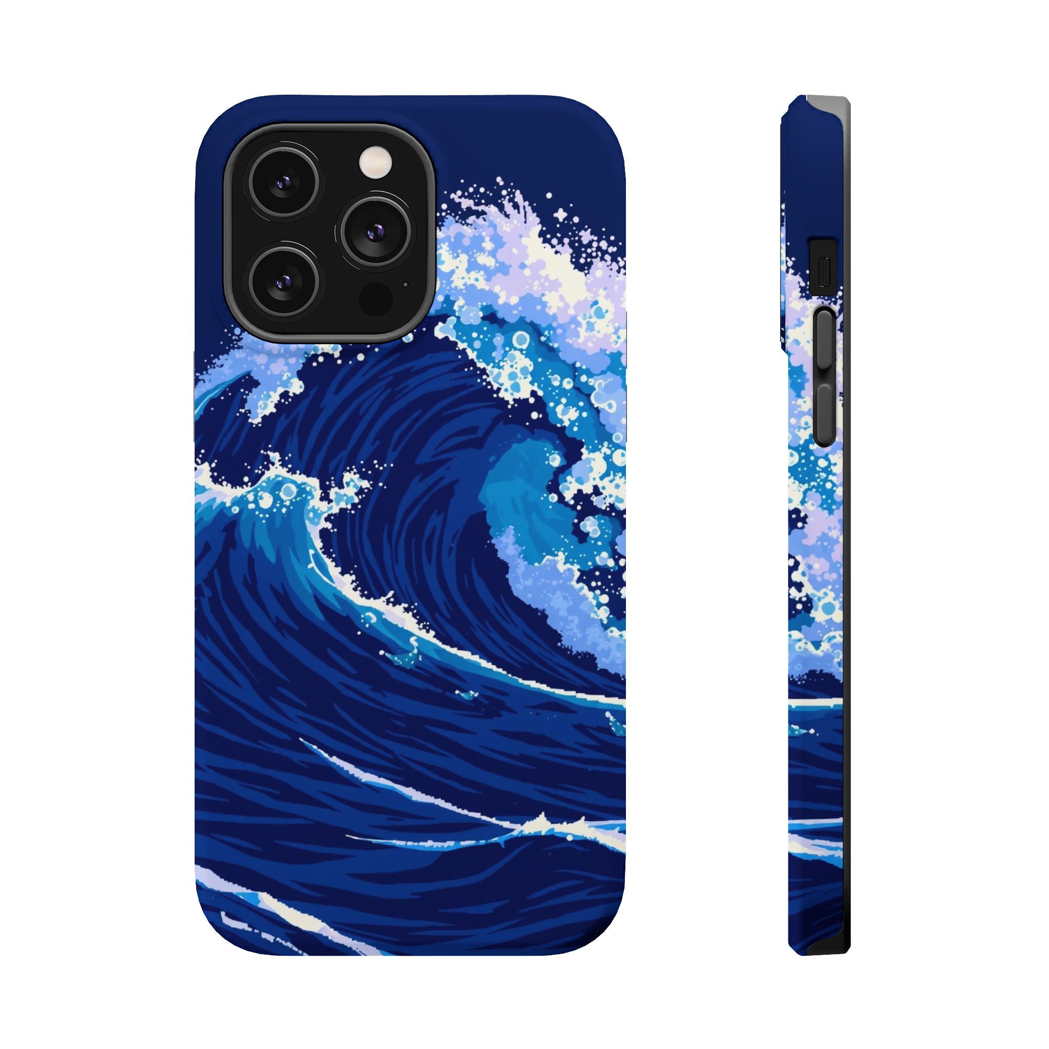 iPhone Indigo And Violet Ocean Wave Crash Slim iPhone Everyday Designer · iPhone