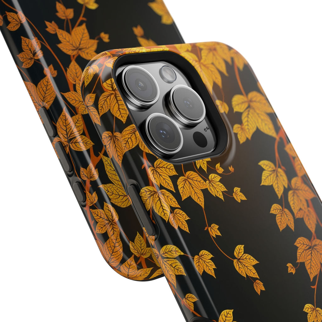 iPhone Mustard And Rust Art Nouveau Vine Slim Everyday iPhone 14 · iPhone Case