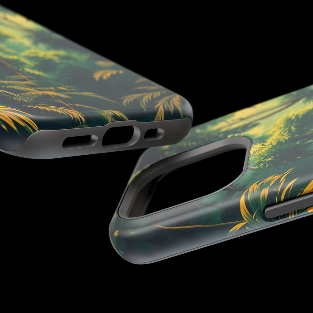 iPhone Rainforest Canopy Vintage Retro Poster Slim iPhone Everyday · iPhone Case
