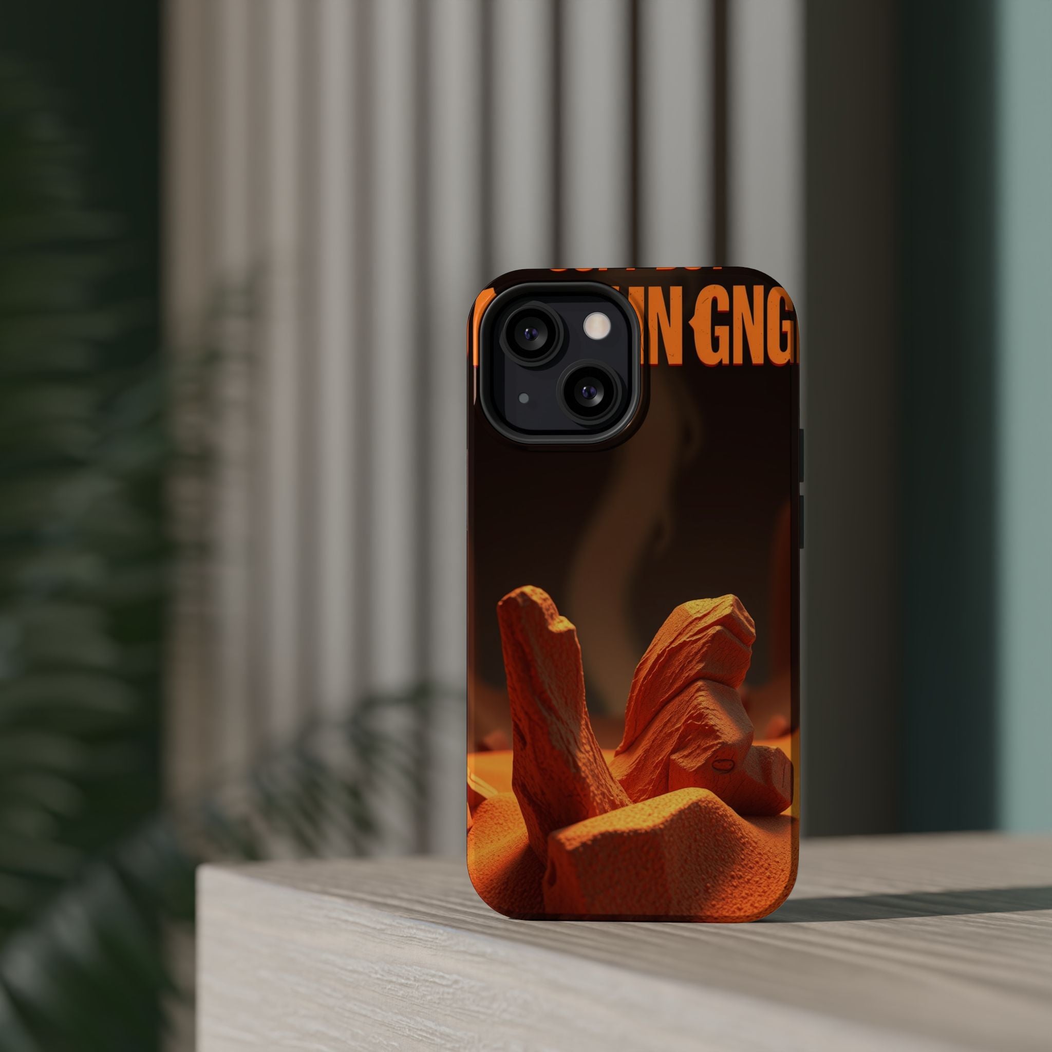 iPhone Earthy Soft but Unhinged Design Slim Everyday Designer Case · iPhone Case