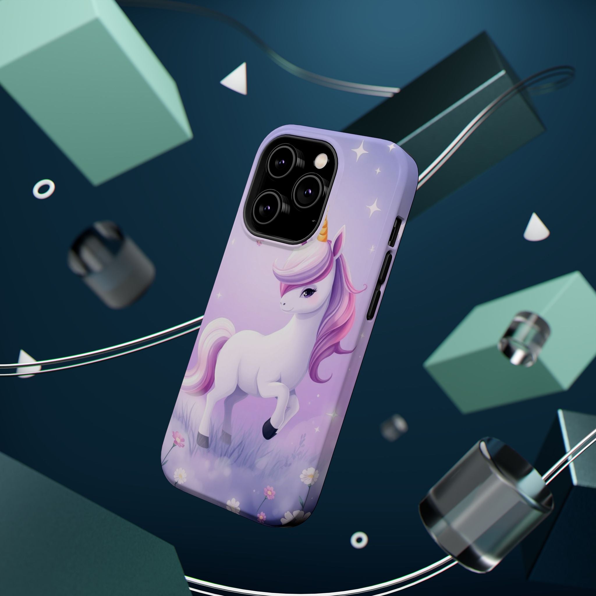 iPhone Lilac Mist Unicorn Kids Fun iPhone Phone Case Gift Artistic · iPhone Case