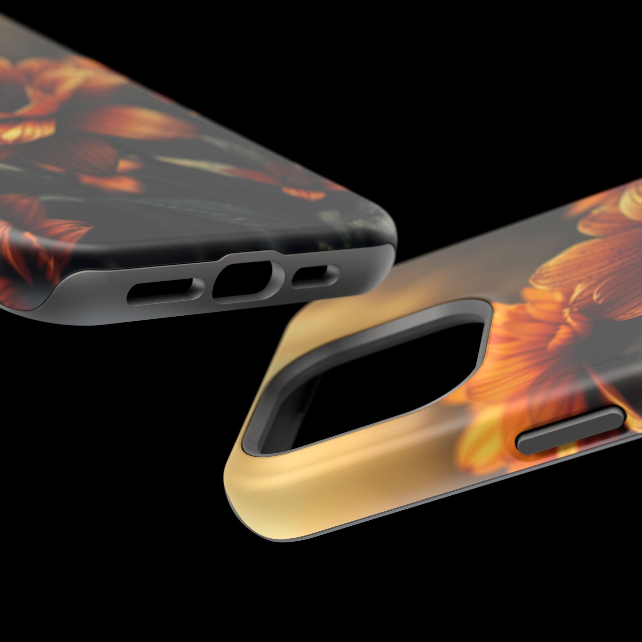 iPhone Radiant Floral Ombre Design Bold Modern Everyday Snap Case · iPhone Case