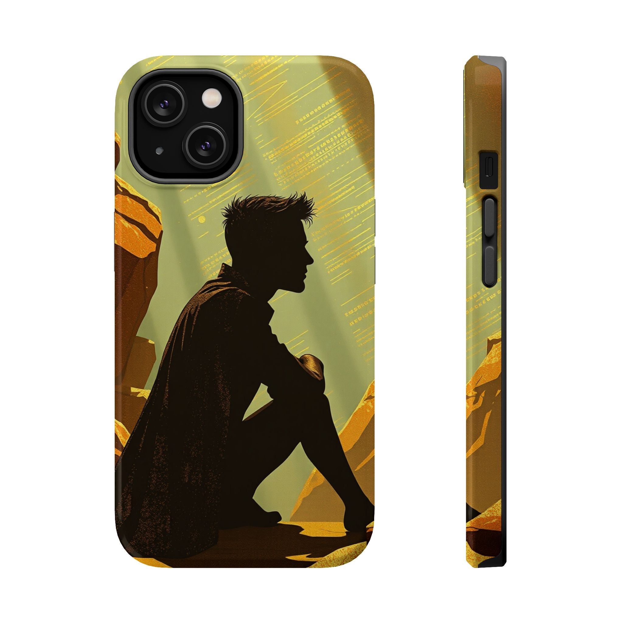 iPhone Mustard And Rust Overthinking Again Slim Everyday Designer Case · iPhone
